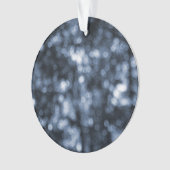 抽象芸術ブルードットアクリルオーナメント オーナメント (正面)