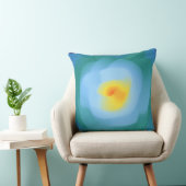 抽象芸術ブルーバラ枕 クッション (椅子)