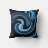 抽象芸術ブルーバード装飾用クッション クッション (裏面)