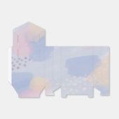 抽象芸術ブルーパステルモダンアート フェイバーボックス (折り畳みなし)