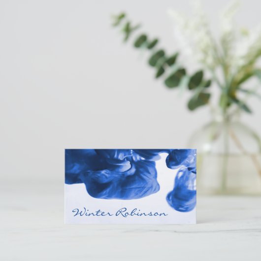 抽象芸術ブループレミニマルントプロフェッショナル 名刺 (スタンド正面)