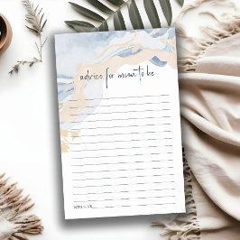 抽象芸術ブルーベージュコーストビーチアドバイスfor Mum