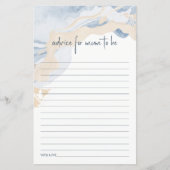 抽象芸術ブルーベージュコーストビーチアドバイスfor Mum (正面)