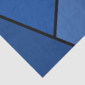 抽象芸術ブルーポリゴンティッシュペーパー 薄葉紙 (詳細)