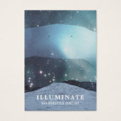 抽象芸術ブルーマウンテンズイヤリングディスプレイカード (正面)