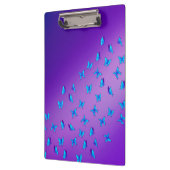 抽象芸術ブルームーンビームと蝶のクリップボード クリップボード (左)