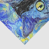 抽象芸術ブルーモザイクキャットデクページティッシュペーパー 薄葉紙 (詳細)