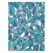 抽象芸術ブルーモザイク テーブルクロス (正面)