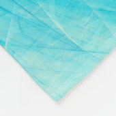 抽象芸術ブルーモーション:フラクタル合成。 フリースブランケット (角)