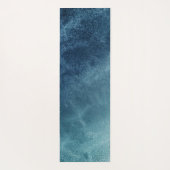 抽象芸術ブルーヨガマット ヨガマット (裏面)