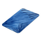 抽象芸術ブルーレイズ水の色絵画の変化 マグネット (左側)