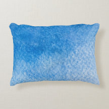 抽象芸術ブルー水彩背景。手作りバック