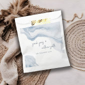 抽象芸術ブルー沿岸ビーチウォーター結婚カラー フェイバーバッグ