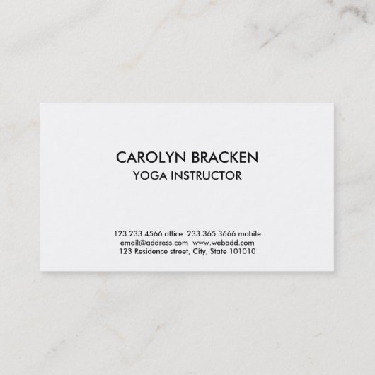 抽象芸術ブルー絞り染め水色パエレガントターン   名刺 (裏面)