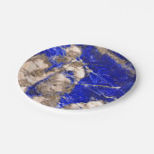 抽象芸術ブルー花崗岩ブルー大理石ブルー ペーパープレート (アングル)