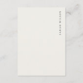 抽象芸術ブルー金ゴールドアドバイス エンクロージャーカード (裏面)