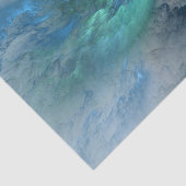 抽象芸術ブルー/グリーンクラウド – ティッシュペーパー 薄葉紙 (詳細)