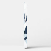 抽象芸術ブルー・ネイビー・ブ絵画ラシストローク Case-Mate iPhoneケース (裏面 / 左)