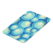 抽象芸術ブルー マグネット (左側)