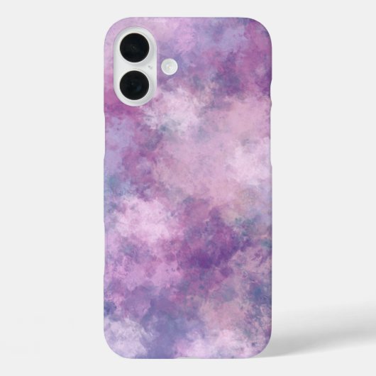 抽象芸術ブルー、薄紫、ピンクアクリル絵を描ズ Case-Mate iPhoneケース (裏面)