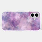 抽象芸術ブルー、薄紫、ピンクアクリル絵を描ズ Case-Mate iPhoneケース (裏面 (横))
