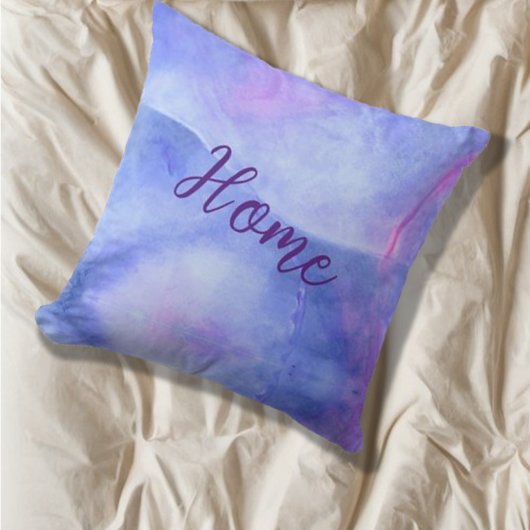 抽象芸術ブルー、Etherealカラーブレンド クッション