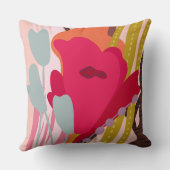 抽象芸術ブロックはっきりしたホーム クッション (裏面)