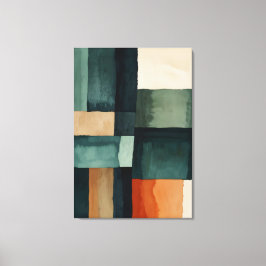 抽象芸術ブロック キャンバスプリント