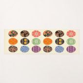 抽象芸術ブロッツプリント ヨガマット (正面(横))