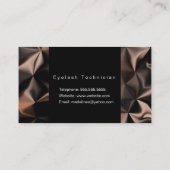 抽象芸術ブロンズミックスパターンアート 名刺 (裏面)