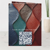 抽象芸術ブロンズ、金ゴールドブルーバロックスタイル カード (裏面)