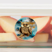 抽象芸術ブロンズ、金ゴールドブルーバロックスタイル ラベル (貼付)