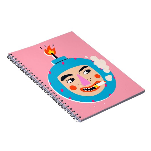 抽象芸術ブーム顔 ノートブック (右側)