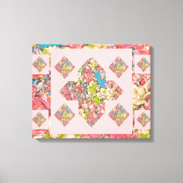 抽象芸術プラスサインカーネーションキャンバスアート(美しい) キャンバスプリント