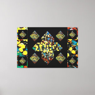 抽象芸術プラスサインチューリップキャンバスアート(Dreaming) キャンバスプリント