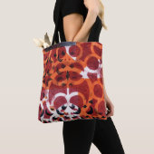 抽象芸術プリントトートバッグ トートバッグ (クローズアップ)