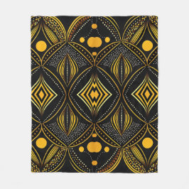 抽象芸術プリント フリースブランケット