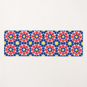 抽象芸術プリント(星とx-es) ヨガマット (正面(横))