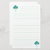 抽象芸術プルシャムロ絵画ック文房具 便箋 (正面/裏面)