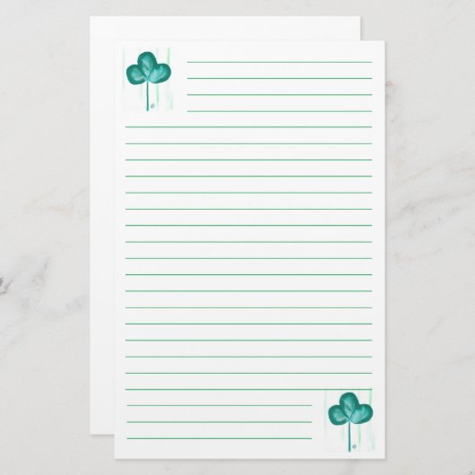 抽象芸術プルシャムロ絵画ック文房具 便箋 (正面/裏面)