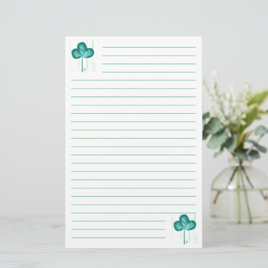 抽象芸術プルシャムロ絵画ック文房具 便箋 (スタンド正面)