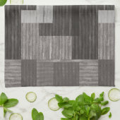 抽象芸術プレイドデザイン1 キッチンタオル (折り畳み)