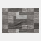 抽象芸術プレイドデザイン1 キッチンタオル (横)