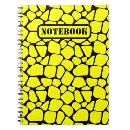 抽象芸術プレデタースキン迷彩柄アート:アドベンチャーインスパイア- ノートブック