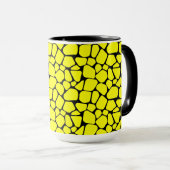 抽象芸術プレデタースキン迷彩柄アート:アドベンチャーインスパイア- マグカップ (正面右)