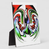 抽象芸術プロファイルアートプリント フォトプラーク (側面)