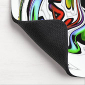 抽象芸術プロファイルアートプリント マウスパッド (コーナー)