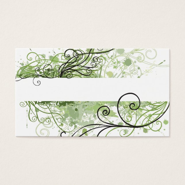 抽象芸術プロファイルカード (正面)