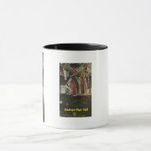 抽象芸術プールホール マグカップ (中央)