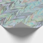 抽象芸術ヘリンボーン – 可変 ラッピングペーパー (角)